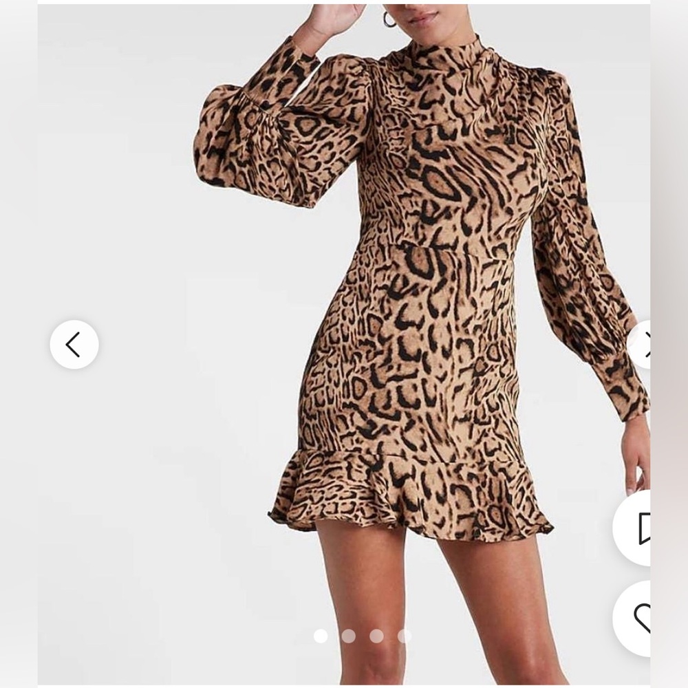 Express slapped mini dress